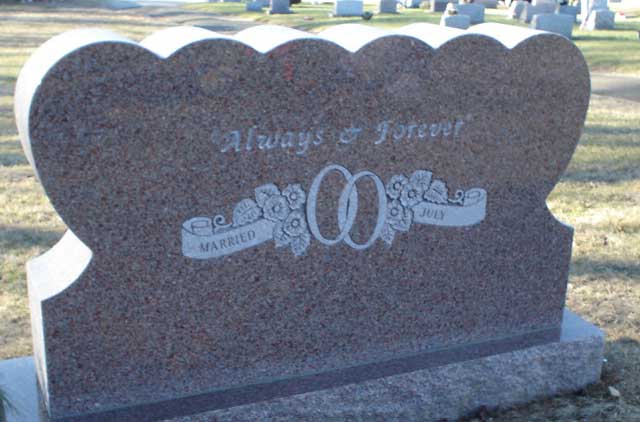 Garden stone example